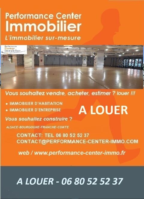 PAYS DE MONTBELIARD - LOUE LOCAL COMMERCIAL 1500M&sup2; EMPLACEMENT 1 5000 25200 Montb�liard