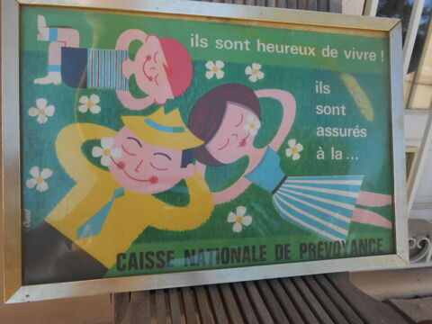 Publicit� vintage  Caisse nationale de pr�voyance  30 La Londe-les-Maures (83)