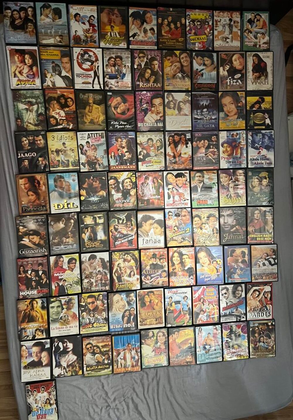 lot 82 films bollywood DVD et blu-ray