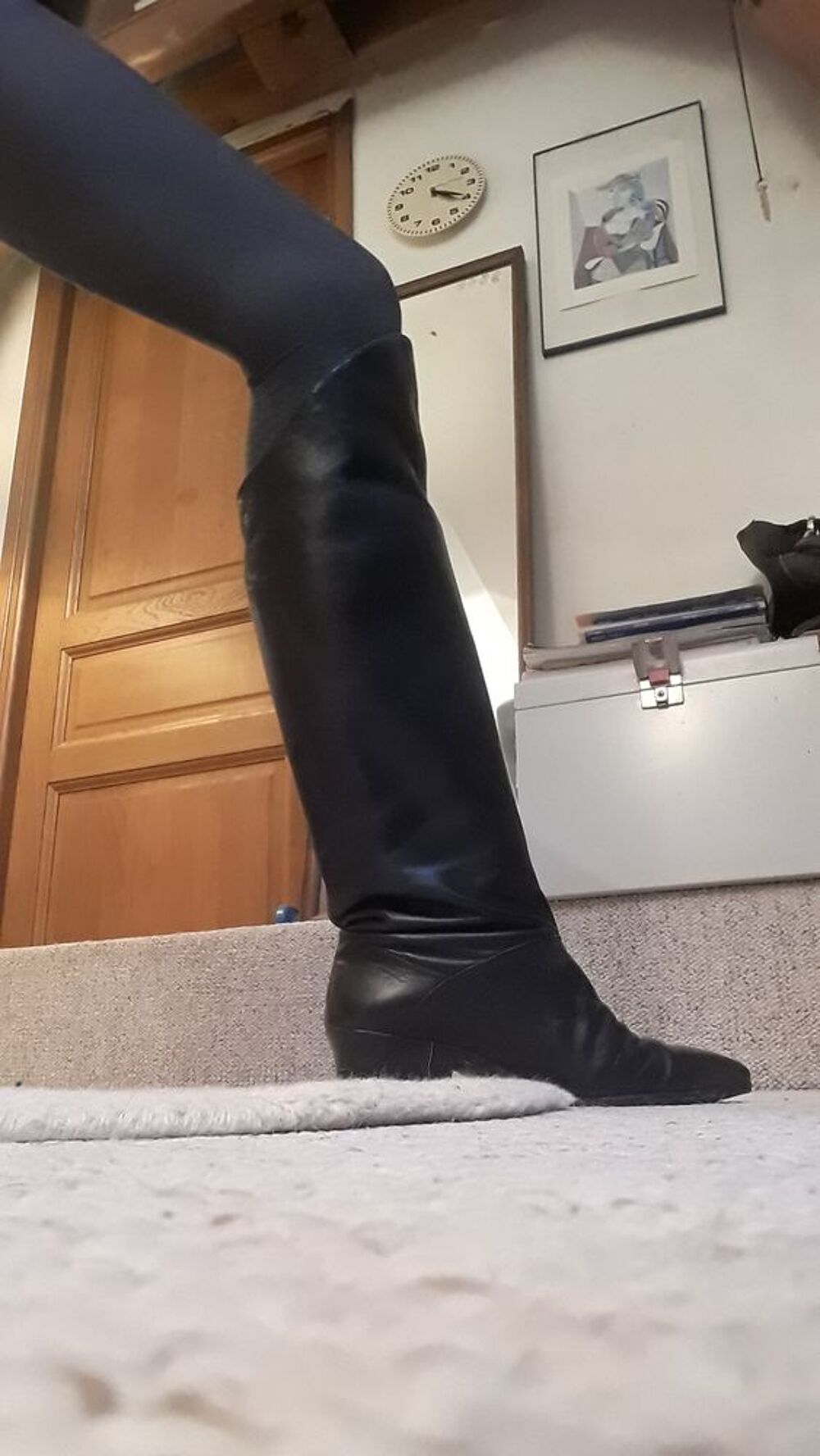 Bottes hautes en cuir Chaussures