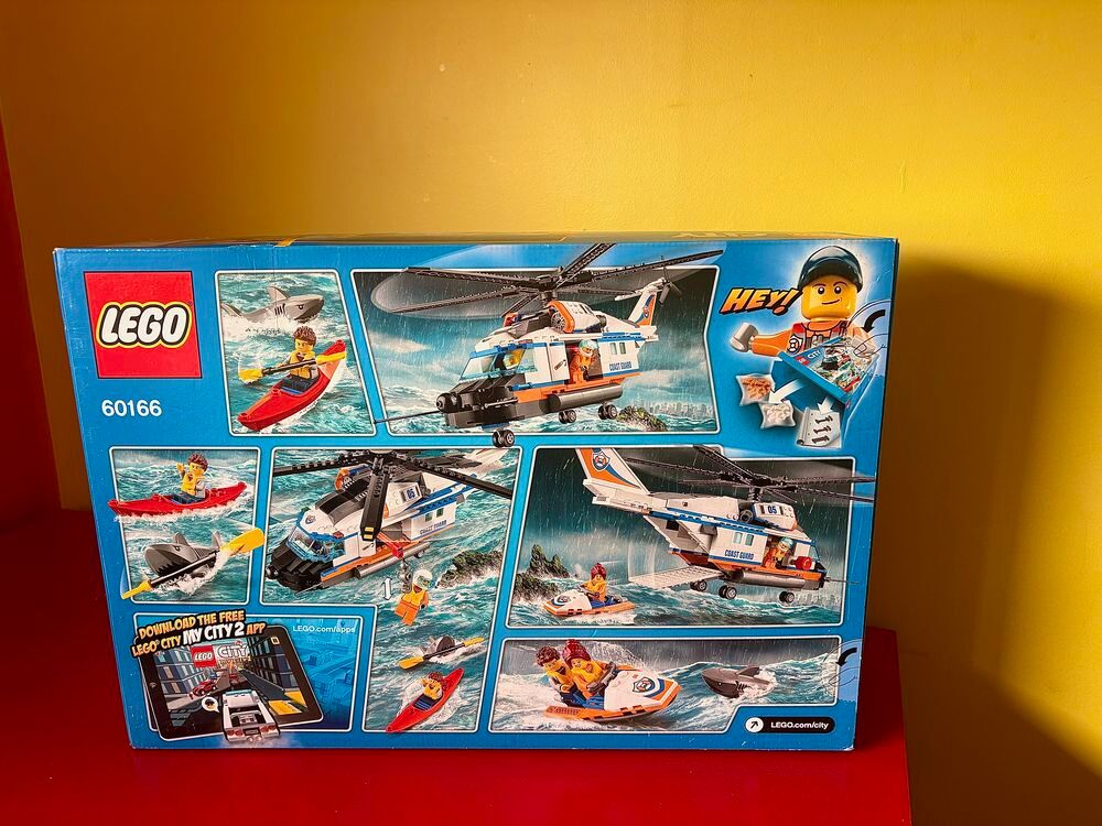LEGO City 60166 €" H&eacute;licopt&egrave;re de secours Garde-c&ocirc;tes €" Neuf et scell&eacute; Jeux / jouets