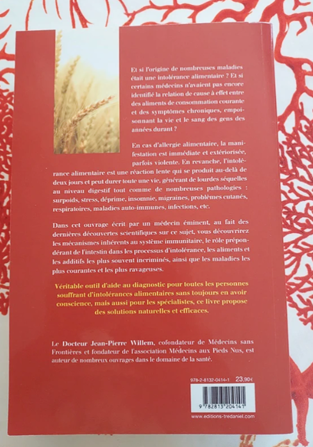 Livre Dr Jean-Pierre Willem "les intol&eacute;rances alimentaires Livres et BD
