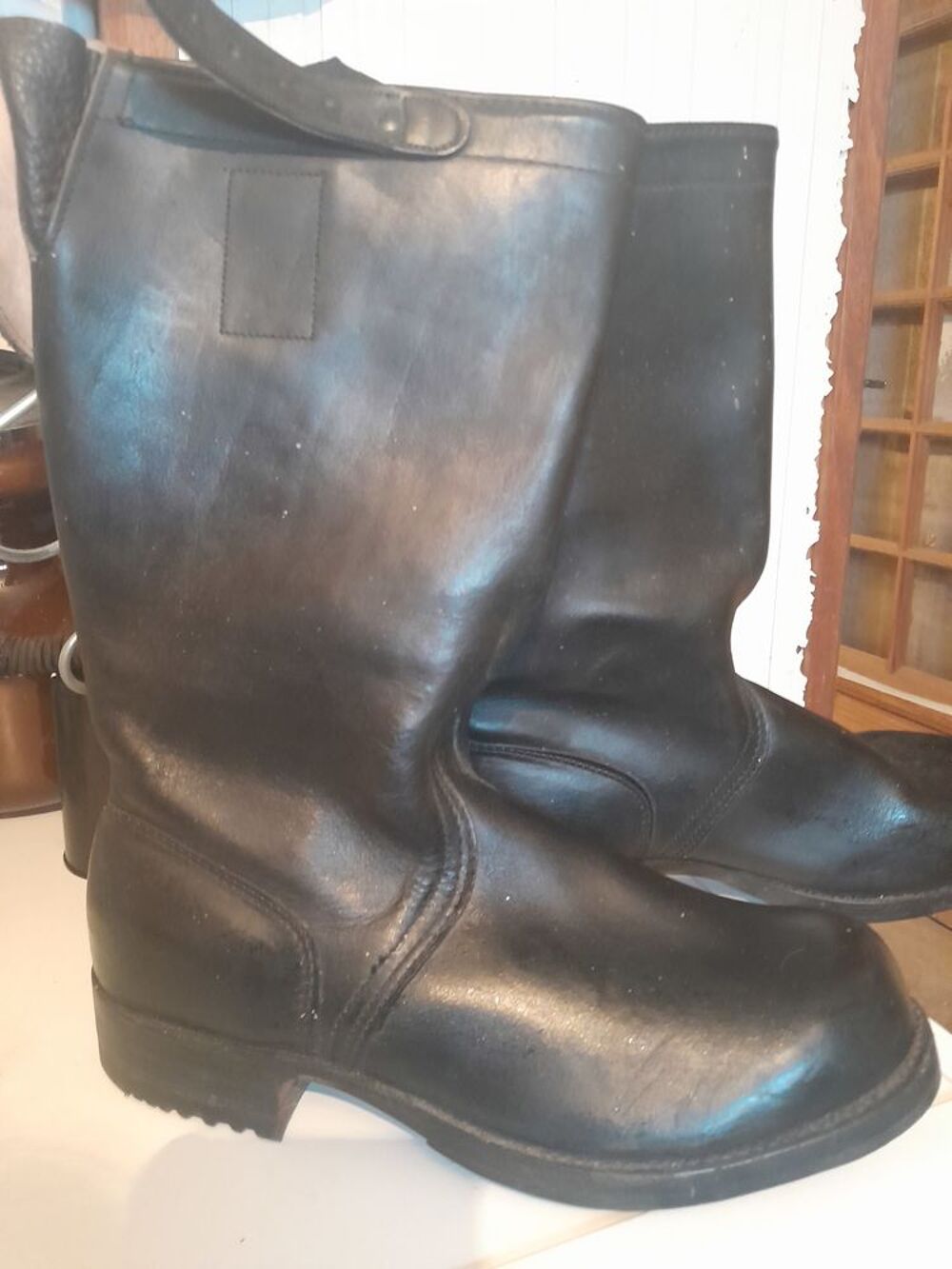 BOTTES POUR MOTO OU CHEVAL Maroquinerie