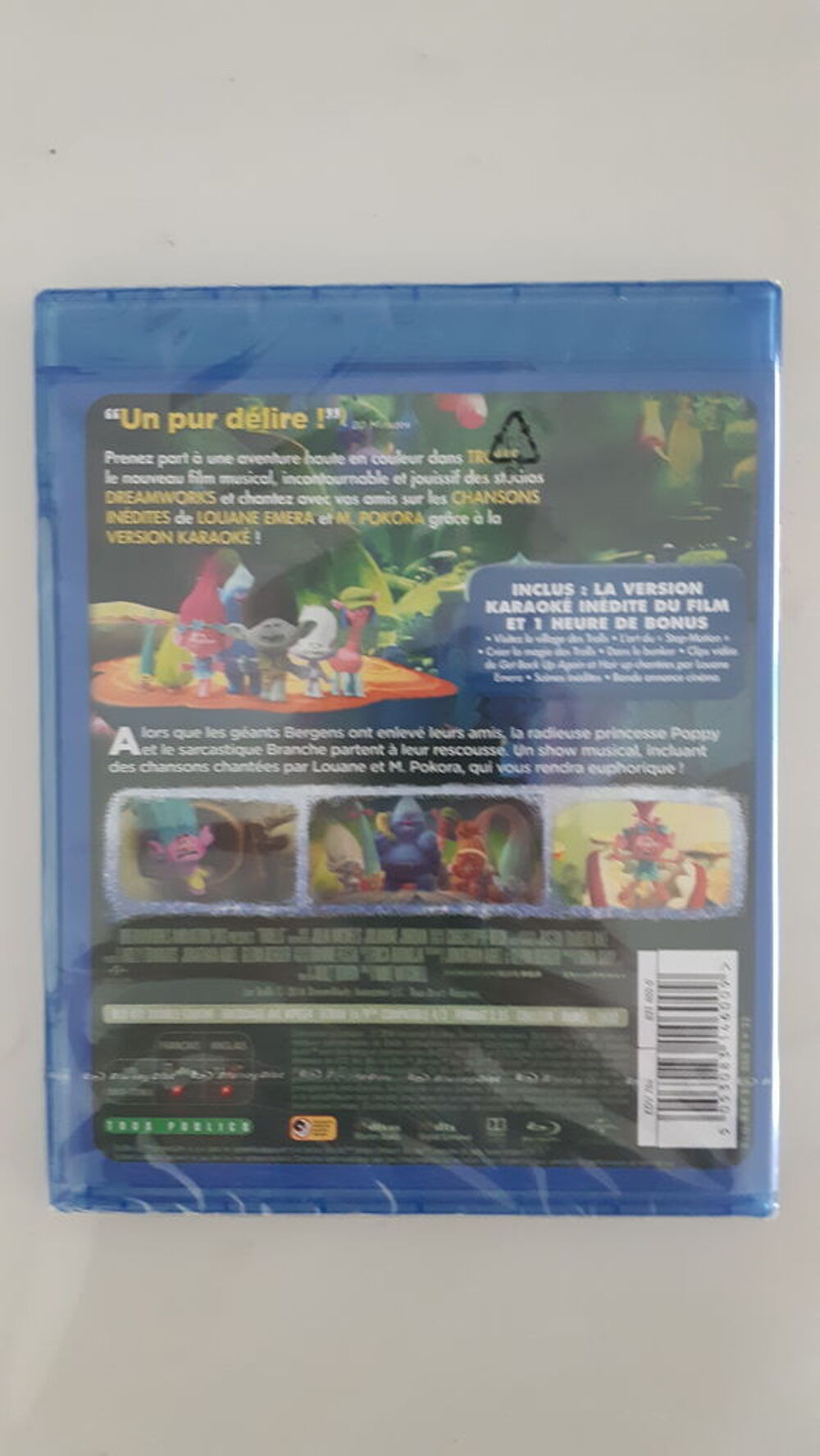 Les Trolls en Blu-ray Blu-ray Disc (BD, B-RD) DVD et blu-ray