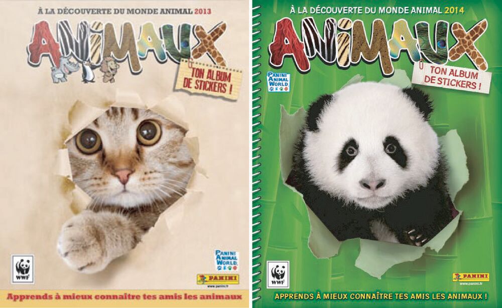 Panini Animaux 2013 &amp; 2014 