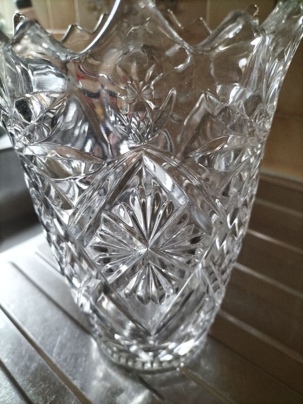 Vase transparent Dcoration
