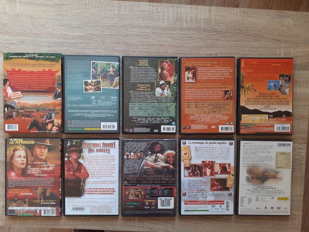 DVD Aventures "Out of Africa " .... DVD et blu-ray