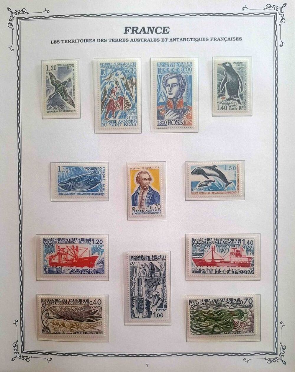 Timbres des Terres Australes et Antarctiques Fran&ccedil;aises 6 