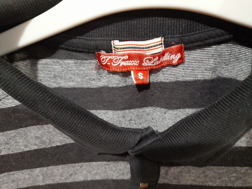 polo noir T-Traxx labelling taille S Vêtements