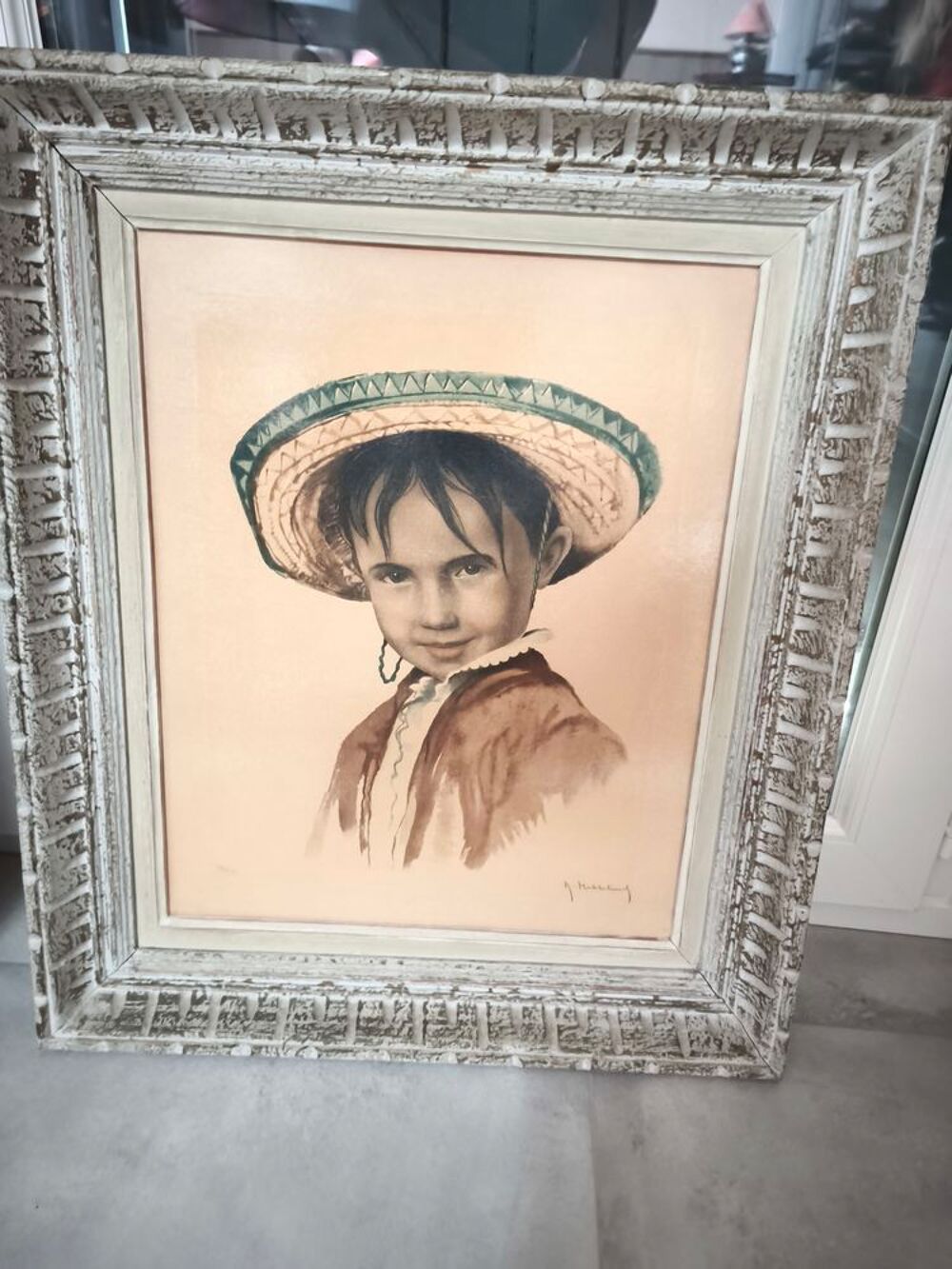 Tableau mexicain ancien Décoration
