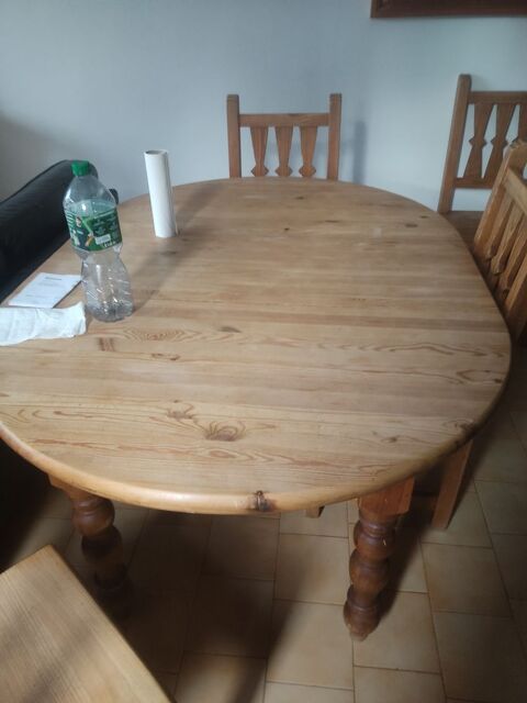 Table salle à manger mexicaine et chaises 100 Marseille 8 (13)