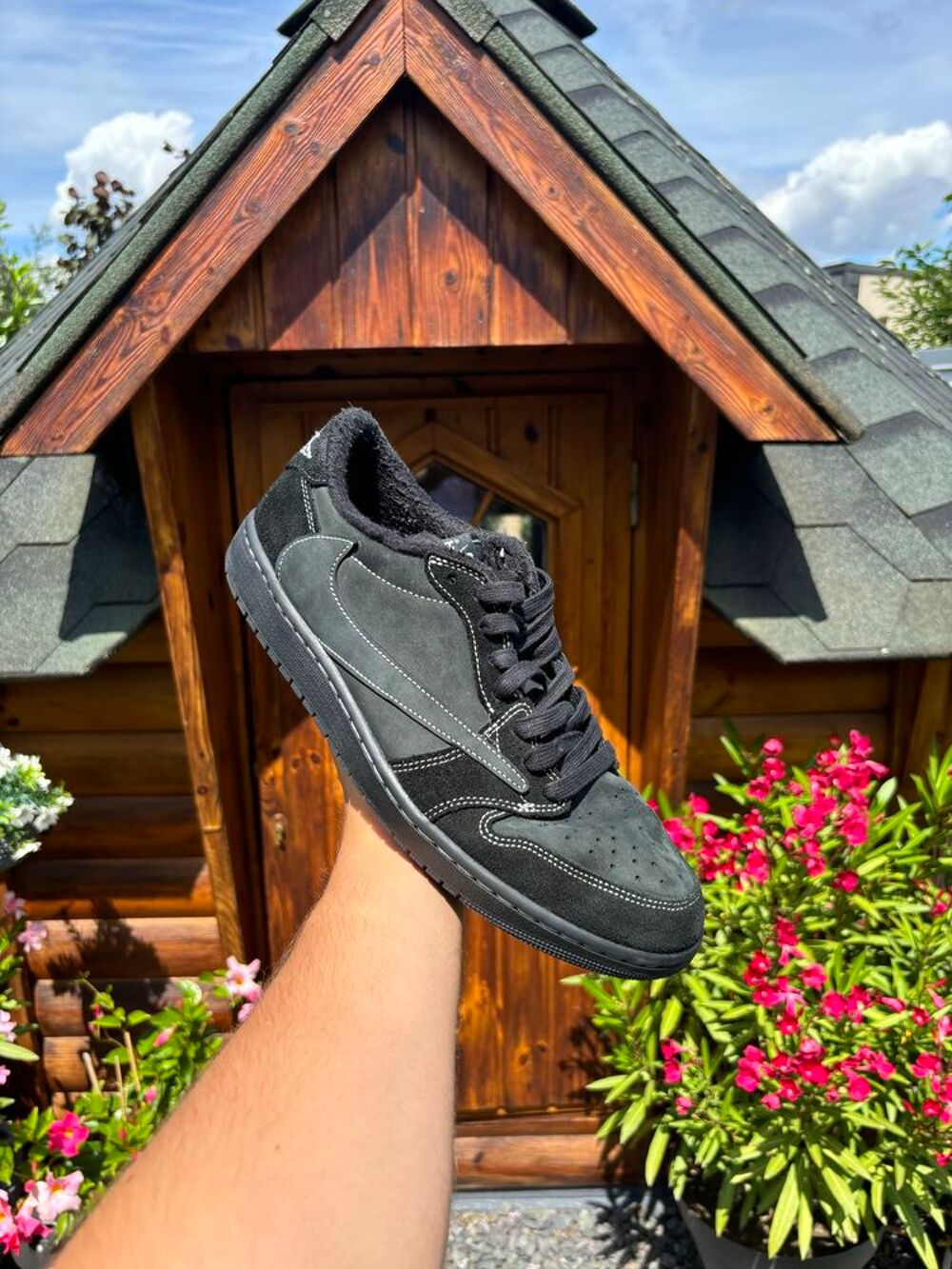 Jordan Travis Scott phantom black Chaussures