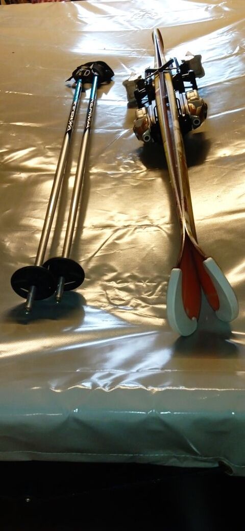 Kit Skis alpins + fixations, btons et chaussures femme 80 Harcourt (27)