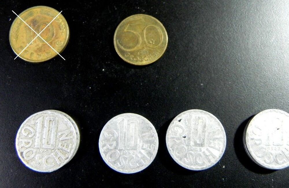 Monnaie Autriche 1951 &agrave; 1971 lot de 19 pi&egrave;ces 