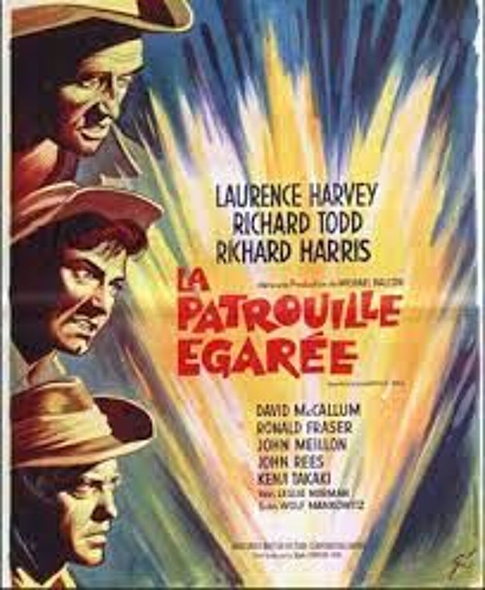 LA PATROUILLE EGAREE avec richard todd DVD et blu-ray