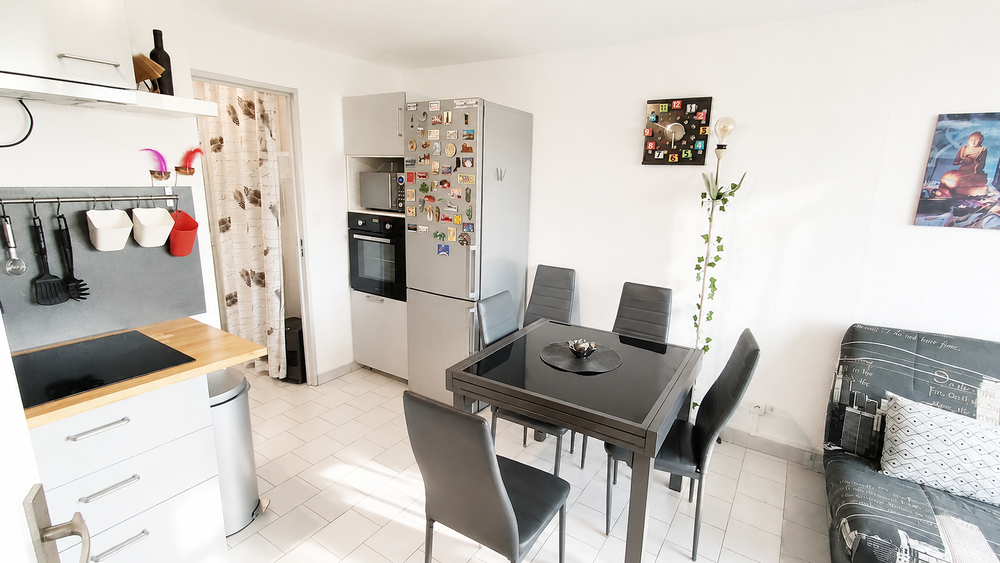 Vente Appartement LE CAP D'AGDE : Secteur des falaises proche plage de la Grande Conque: Appartement 2 pièces + loggia vitrée. Le cap d agde