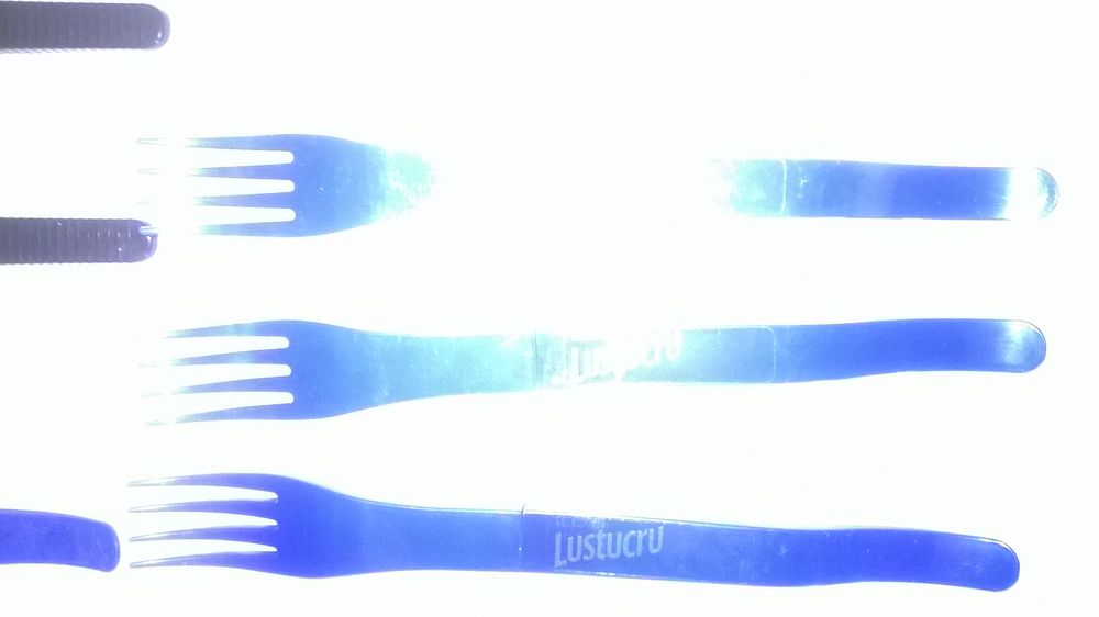 Collection 12 fourchettes plastique 
LUSTUCRU
Demontable
