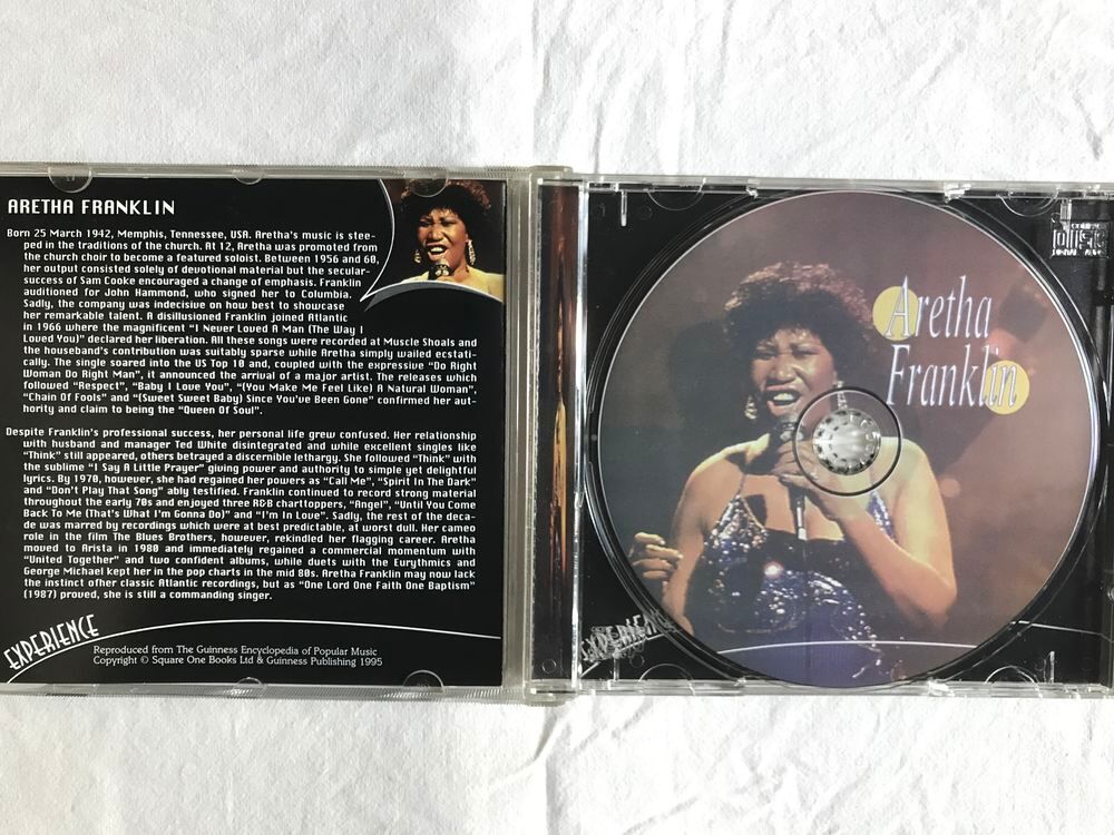 CD Aretha Franklin - Experience CD et vinyles