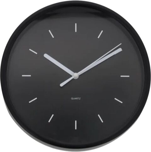 Horloge murale analogique noire 20 cm 9 Avion (62)