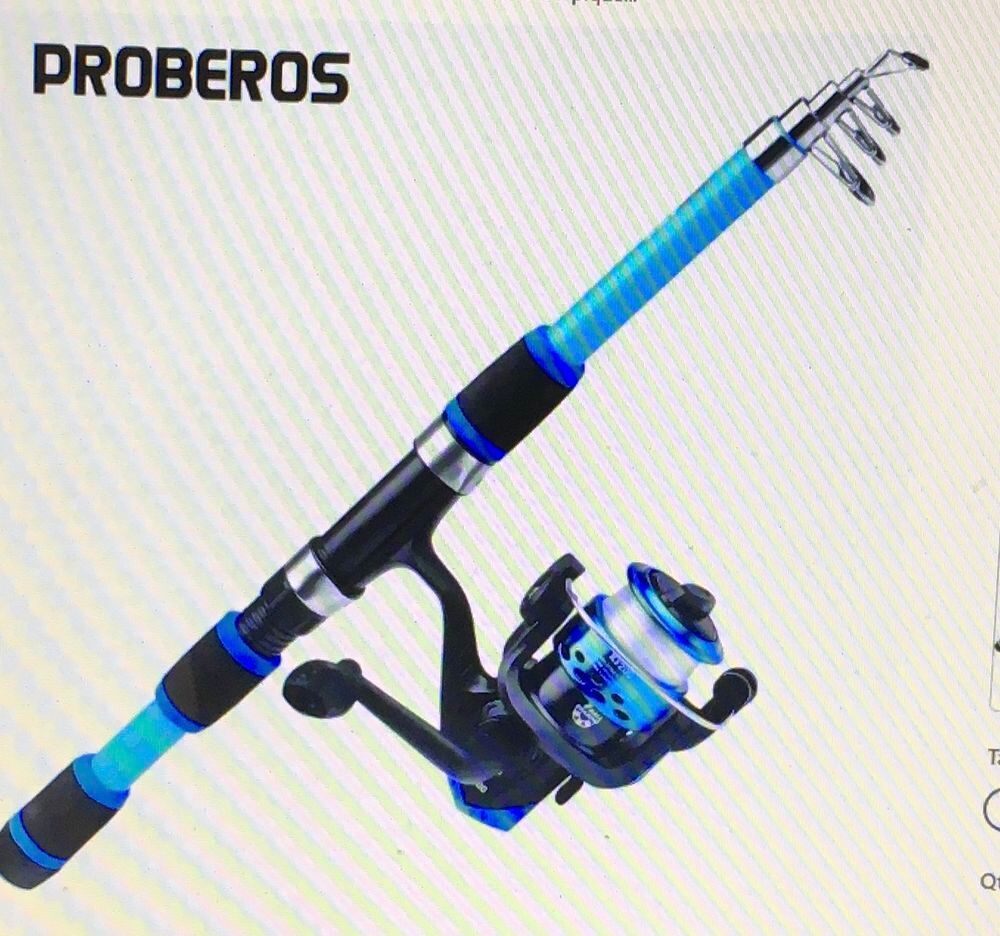 Canne &agrave; P&ecirc;che T&eacute;lescopique Ultra-L&eacute;g&egrave;re Proberos - 149.35cm/ Sports