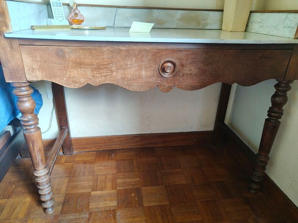 Meubles d'Epoque Table Napoleon III + coiffeuse L.Philippe Meubles