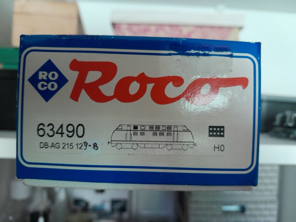Locomotive diesel DB 215 129-8 ROCO H0 Jeux / jouets