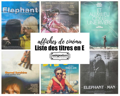 Affiches originales de cinéma : Films en E (partie 1) 0 Montpellier (34)