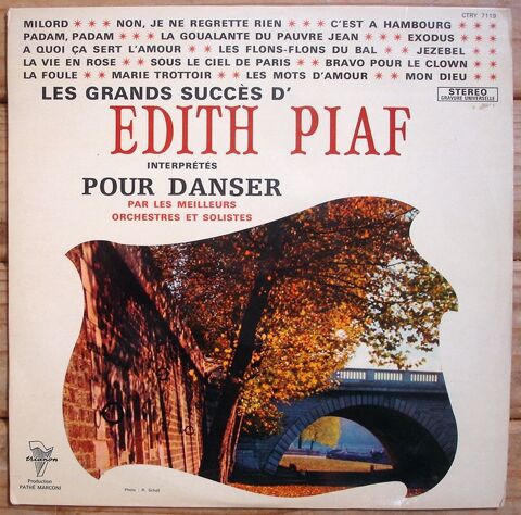 GRANDS SUCC�S D'EDITH PIAF POUR DANSER -33t- AZZOLA-BARELLI 10 Tourcoing (59)