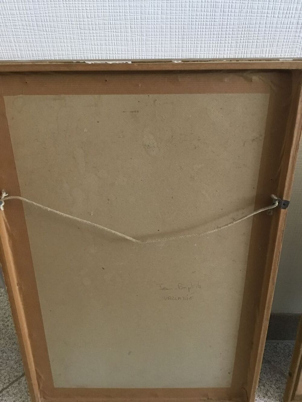 2 TABLEAUX anciens , aquarelle et peinture dont J.B VALADIE 