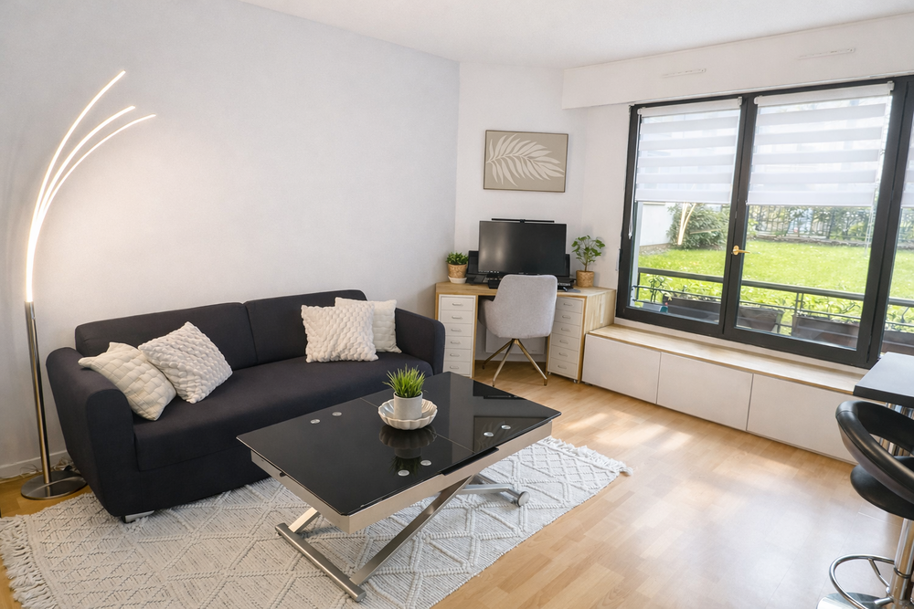 Vente Appartement Grand Studio de 33 m² - Rez de jardin - Quartier La Ferme Issy-les-moulineaux