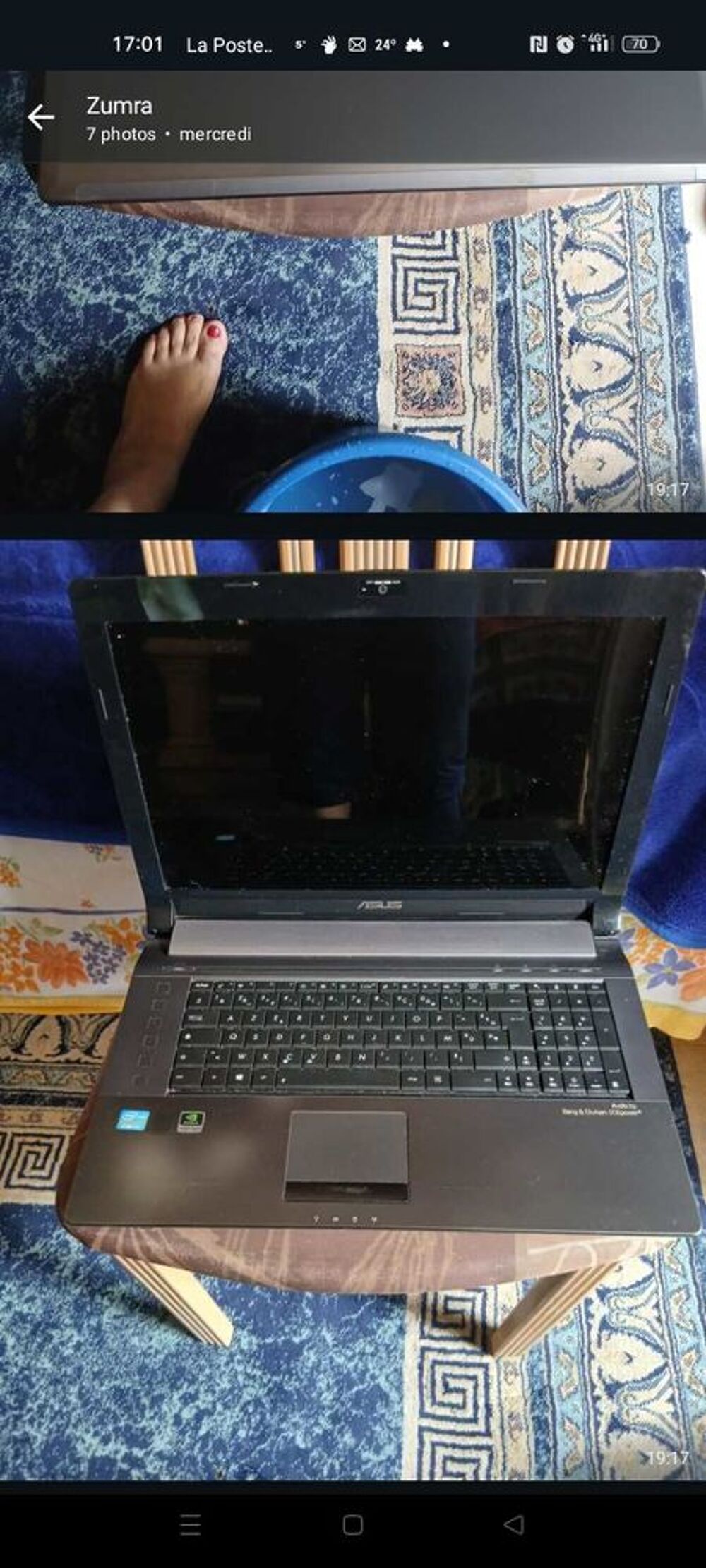 ordinateur portable de marque ASUS Matériel informatique