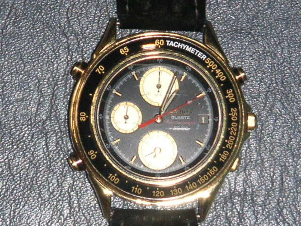 Montre Chronographe Marque "Seiko" Mod&egrave;le "Cal. 7T32 ? 6B50" Bijoux et montres