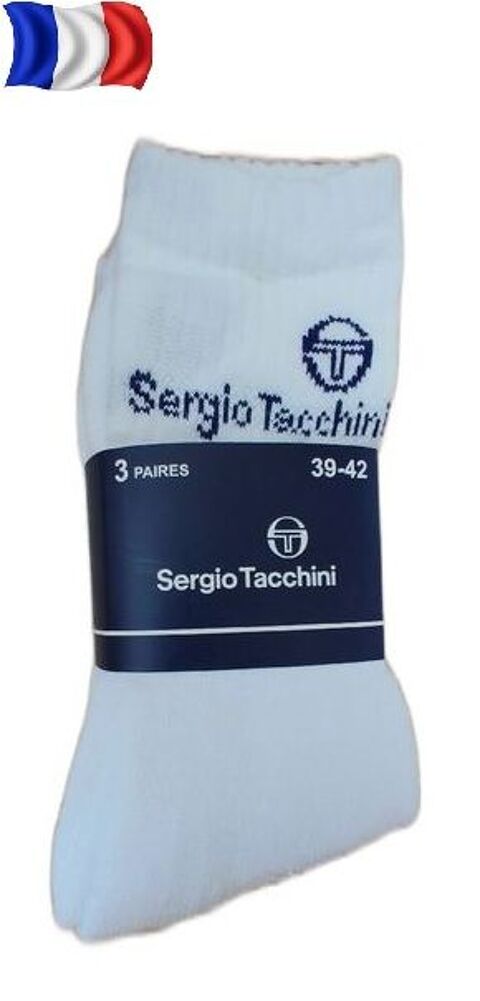 Chaussette homme TACCHINI x3 taille 39-42 Blanche 7 Vouneuil-sur-Vienne (86)
