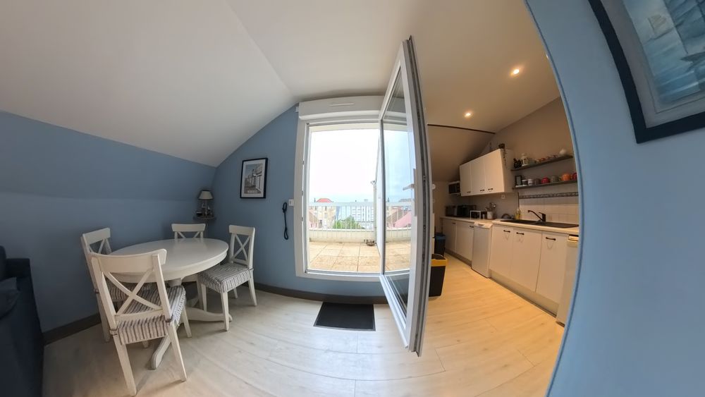   STUDIO TERRASSE VUE MER avec PARKING GRATUIT  à  WIMEREUX Nord-Pas-de-Calais, Wimereux (62930)