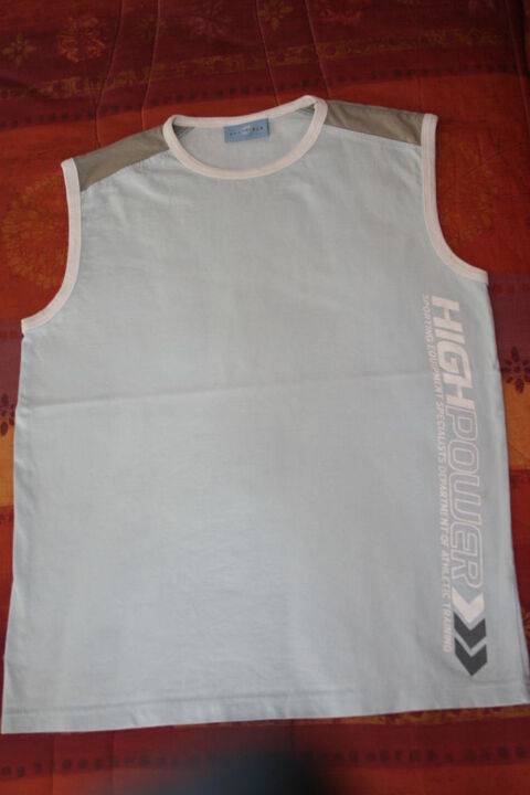 T-shirt sans manche ciel 16 ans / 38  Garçon MIROTON 2 Tournefeuille (31)