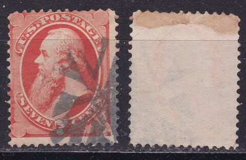 Timbres AMRIQUE du Nord-tats Unis-USA 1870-71 YT 43 22 Lyon 5 (69)