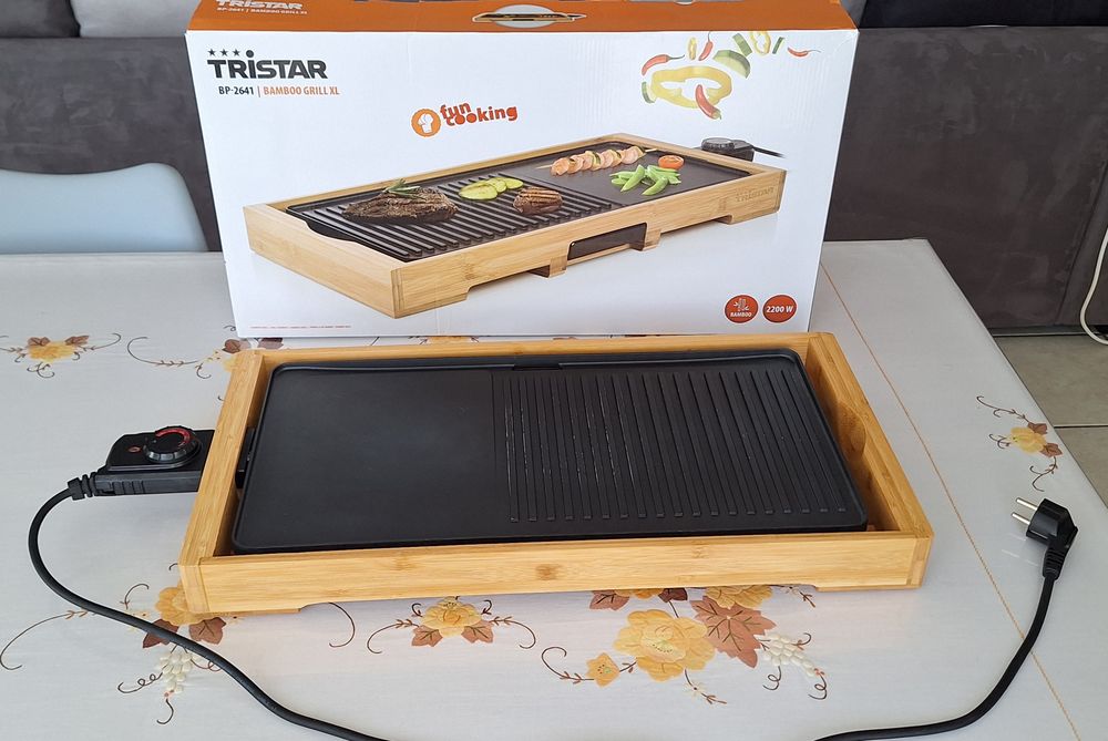 Plancha grille &eacute;lectrique tristar BP2641 Electroménager