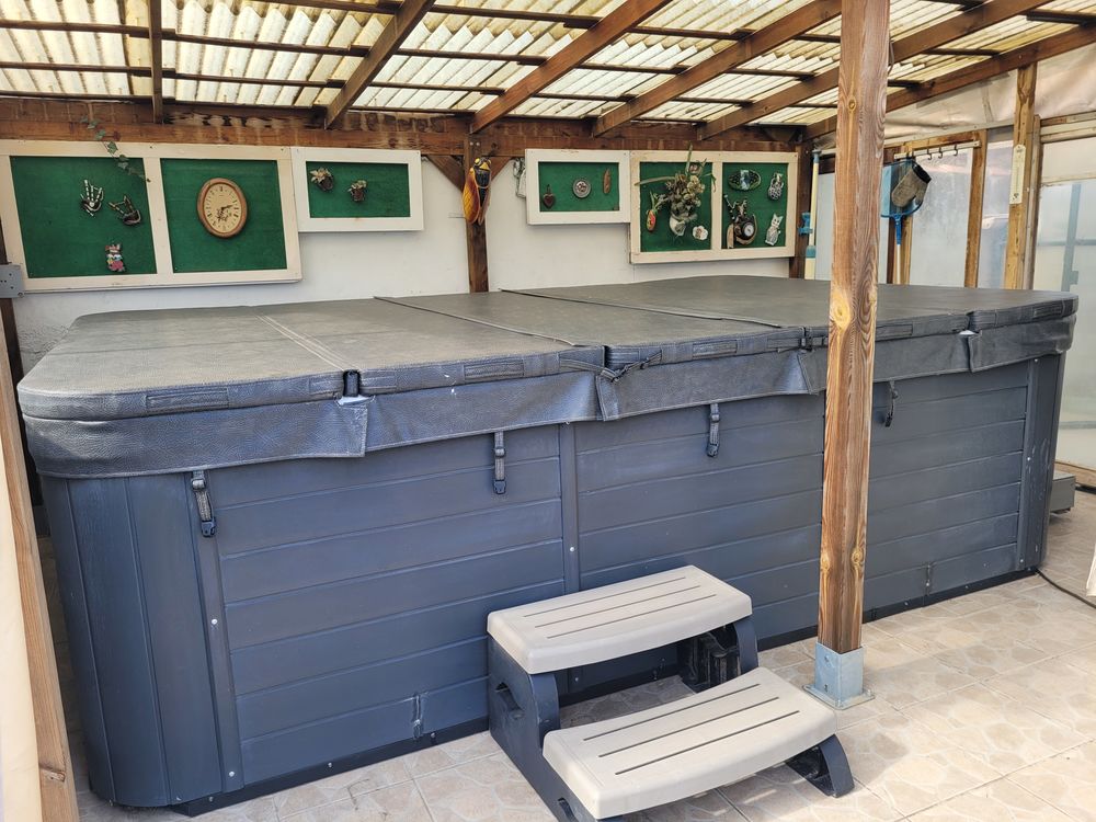 SPA DE NAGE "ALLSEAS" Albaster PVC gris Sports