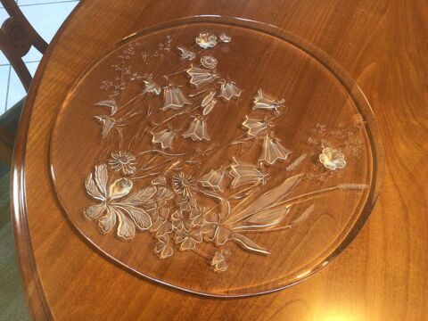 AV Tr�s beau plateau de service en verre. 6 Proissans (24)