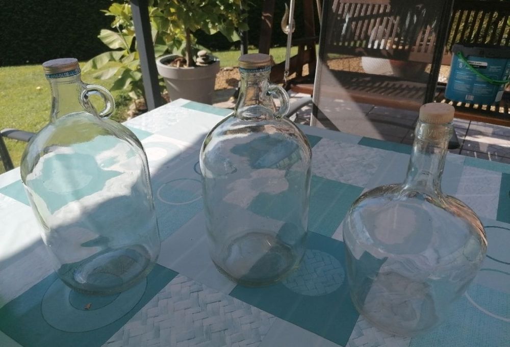 Bombonnes verre Décoration