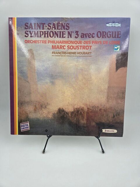Vinyle 33 tours Saint-Sans : Symphonie N3 avec Orgue 12 Vulbens (74)