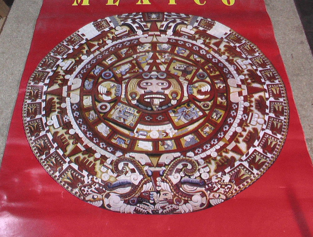 Poster MEXICO / AZTECA / tr&eacute;s lumineux
Décoration