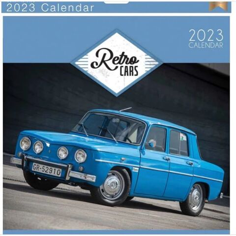 2023 calendar RETRO CARS - Tallon (NEUF) 2 Ervy-le-Chtel (10)