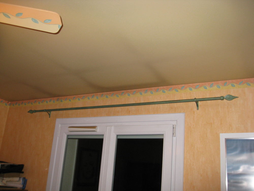 Tringle &agrave; rideau Feuille Décoration