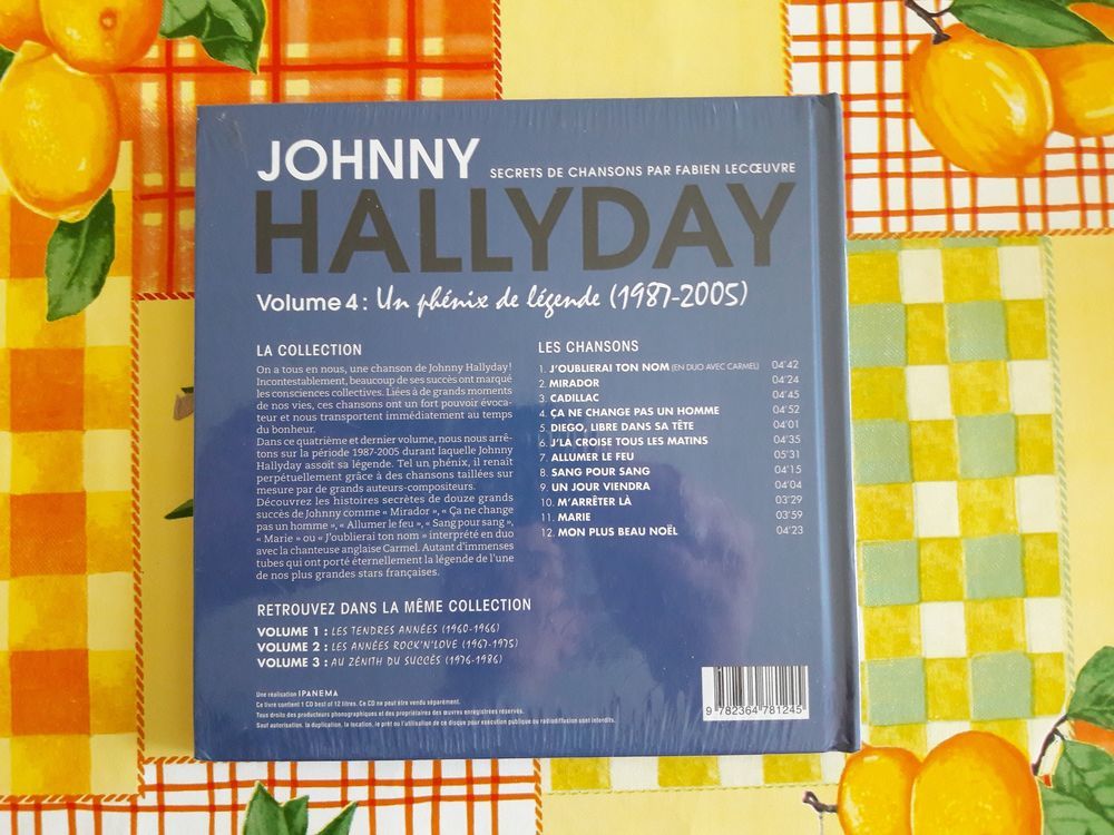 VOL N&deg;4 SECRETS de CHANSON ann&eacute;e 1985-2005 JOHNNY HALLYDAY CD et vinyles