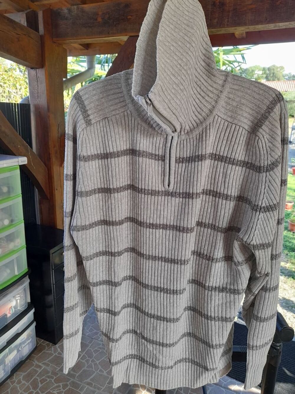 Pull camionneur large col 2XL Vêtements