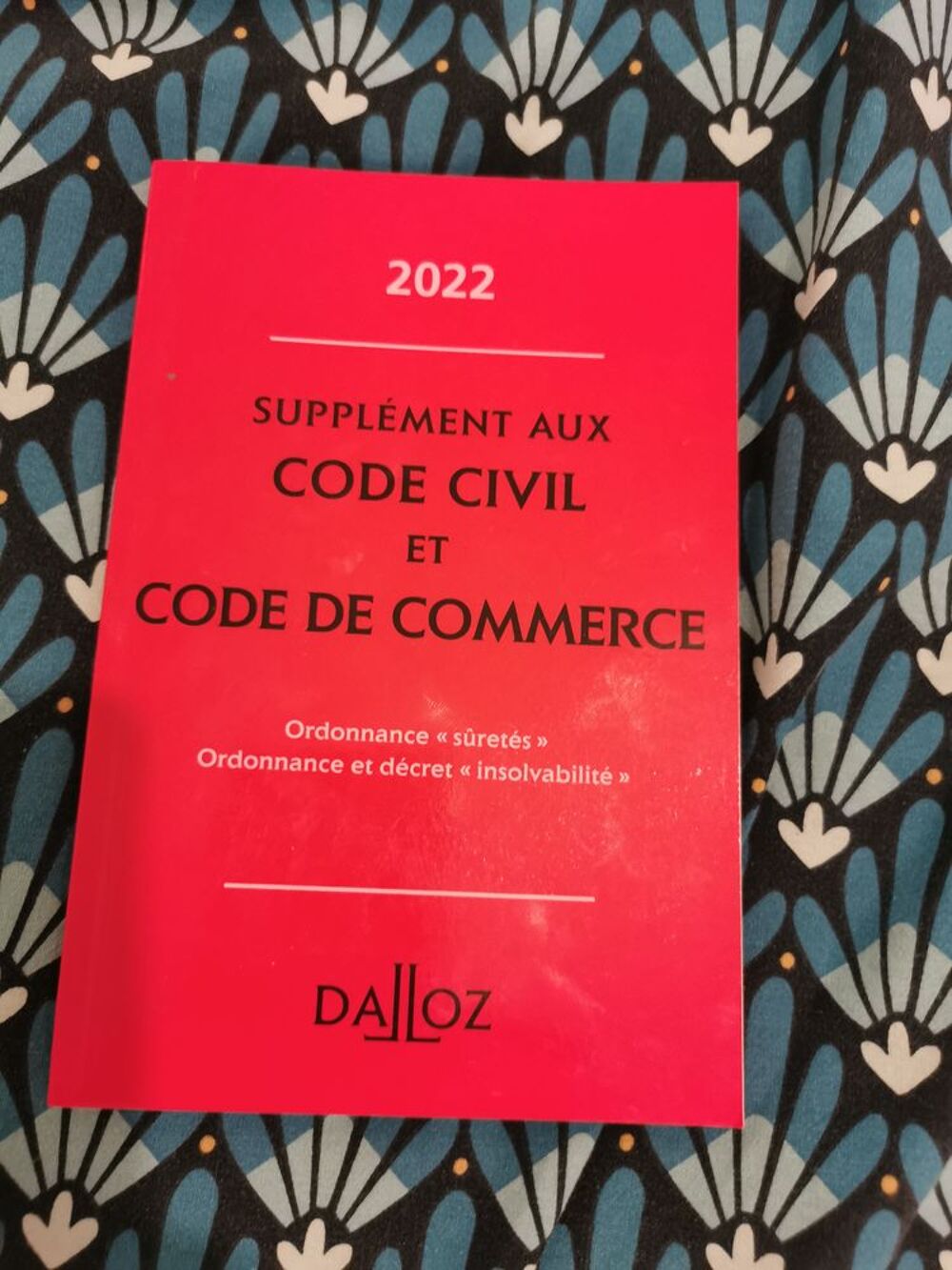 suppl&eacute;ment aux codes civil et commerce- 2022 Livres et BD