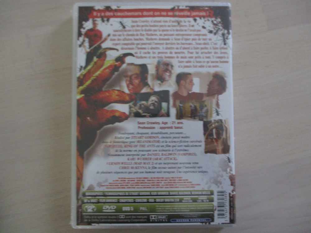 DVD KING OF ANTS STUART GORDON REANIMATOR NEUF DVD et blu-ray