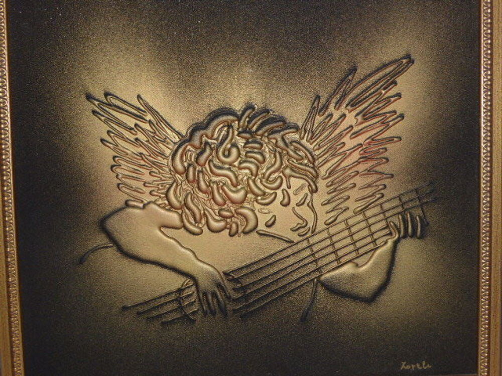 Tableau Ange musicien Décoration