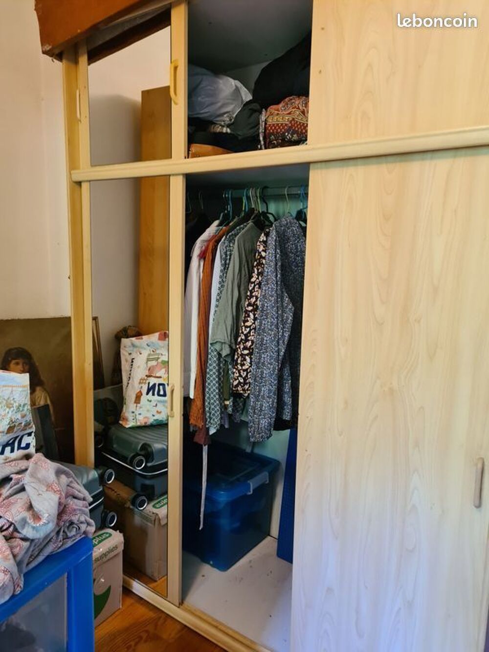 Armoire trois porte avec double miroir Meubles
